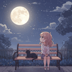 深夜残業の帰り道、いつもの公園で出会った「月夜の番人」