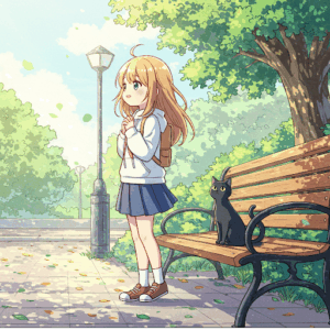 深夜残業の帰り道、いつもの公園で出会った「月夜の番人」