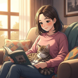 窓辺の猫とリモートライフ　～小さな温もりがくれた新しい日々～